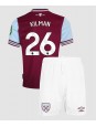 West Ham United Max Kilman #26 Heimtrikotsatz für Kinder 2024-25 Kurzarm (+ Kurze Hosen)